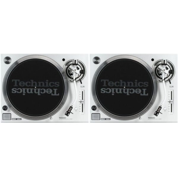 Technics SL-1200MK7-S Direct Drive Professional Turntable Pair - Silver